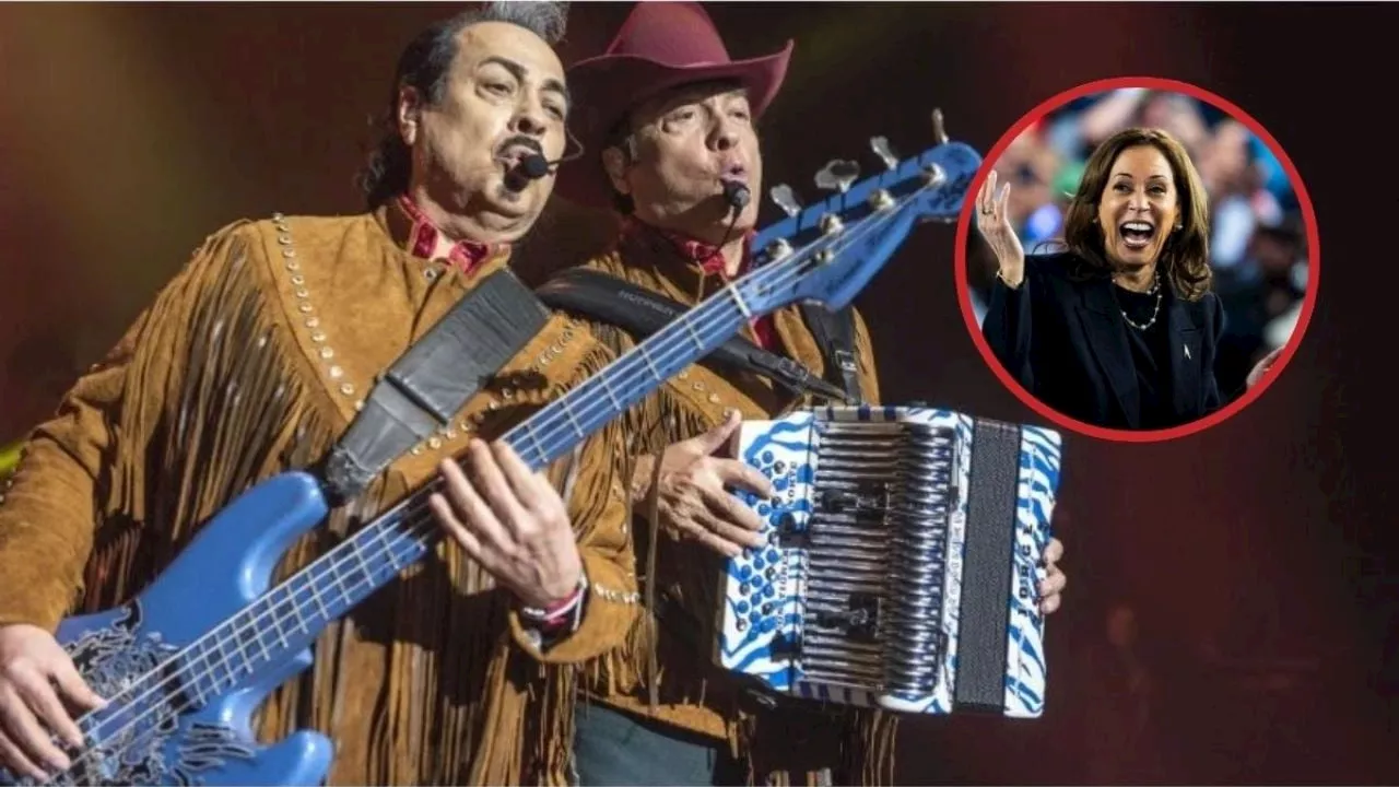 Tigres del Norte cantan a favor de Kamala Harris en Arizona