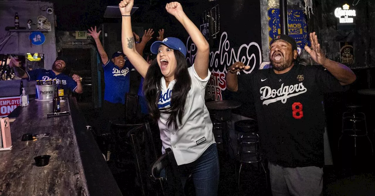 Ain't no party like an East L.A. Dodgers party — and it didn't stop