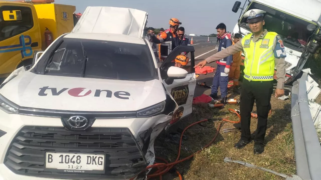 Kecelakaan Wartawan TVOne, Polisi: Mobil Diam di Bahu Jalan Ditabrak Truk