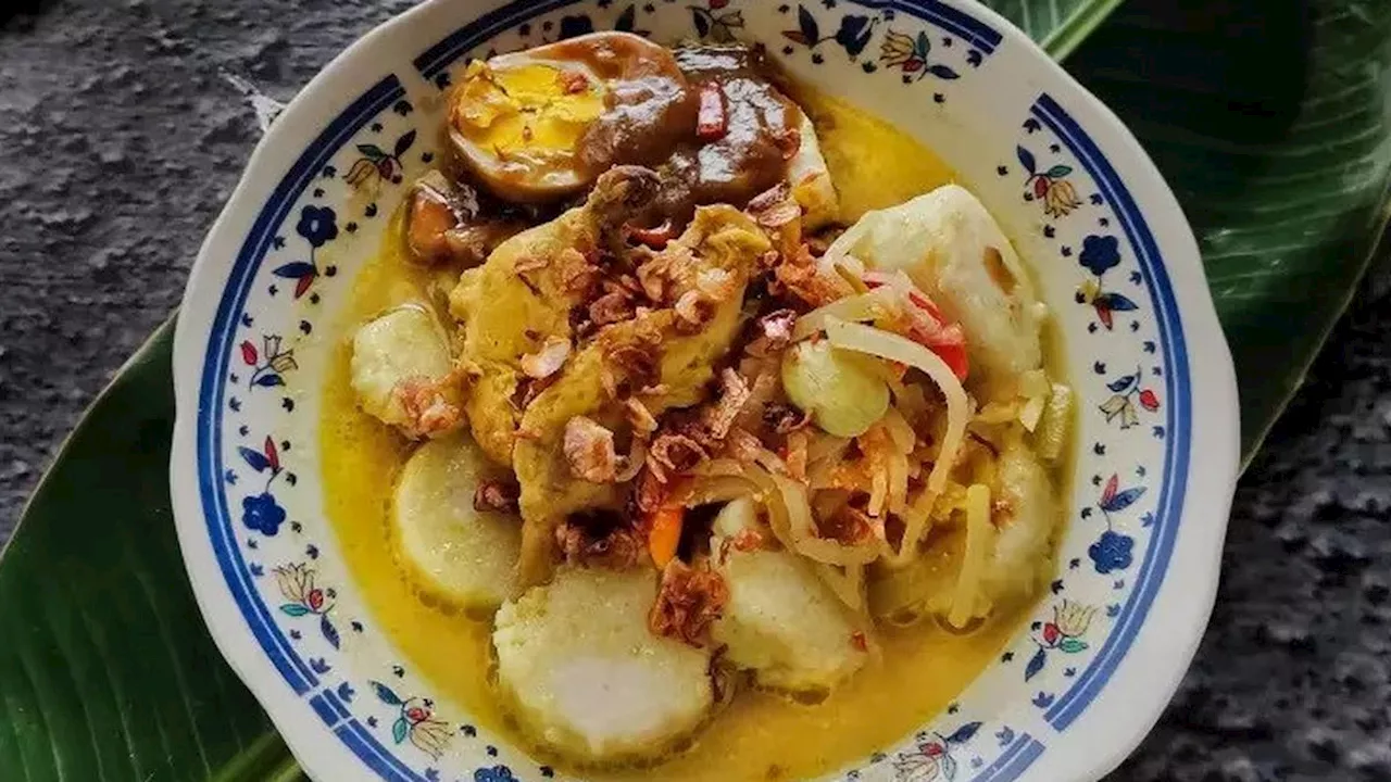 Resep Lontong Kacau Padang Tanpa Kapur Sirih yang Kenyal dan Lezat