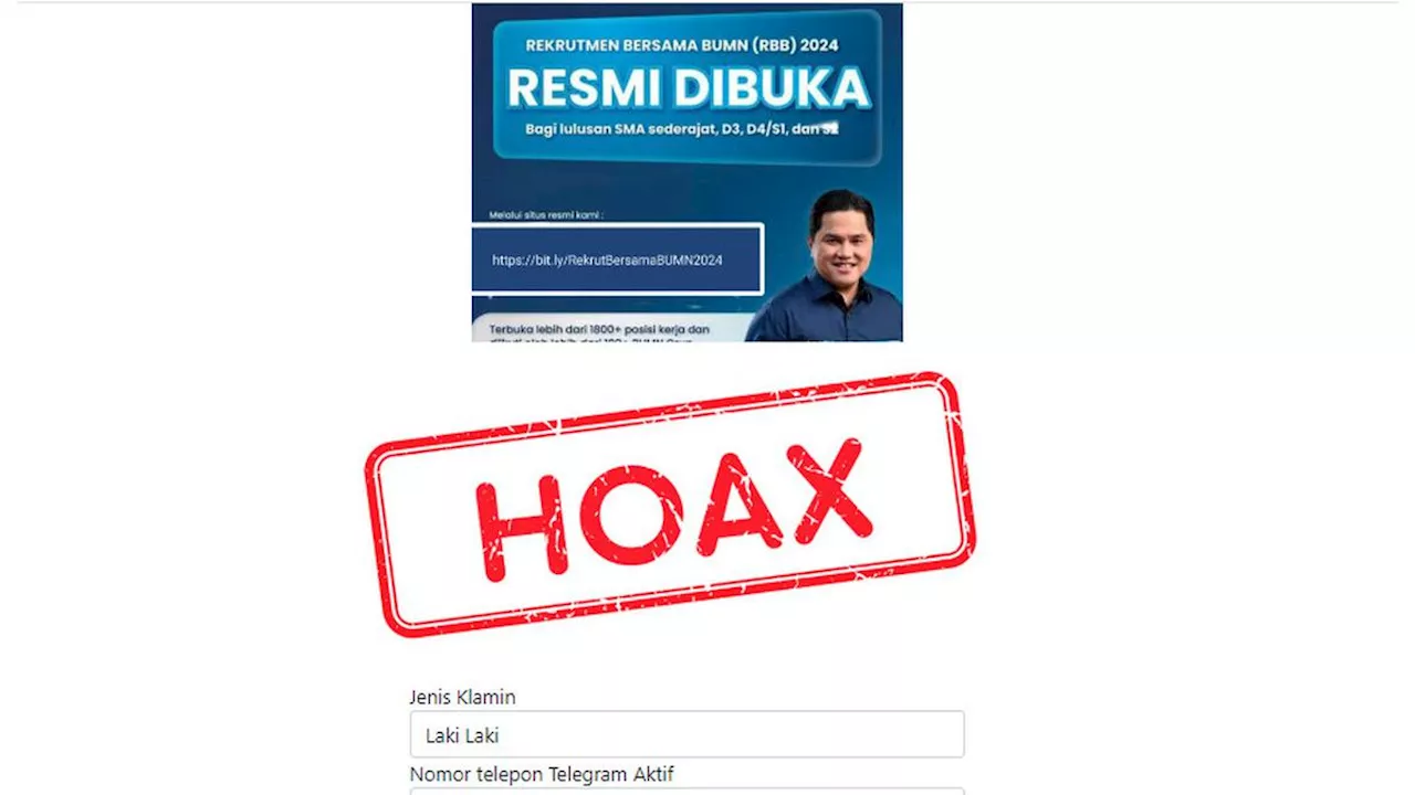 Sederet Hoaks yang Mencatut Program Perusahaan BUMN, Simak Biar Tak Tertipu