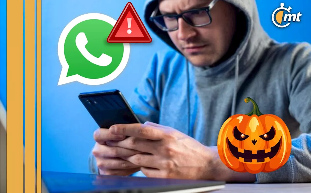 Así funciona el NUEVO fraude con temática de Halloween en WhatsApp 2024