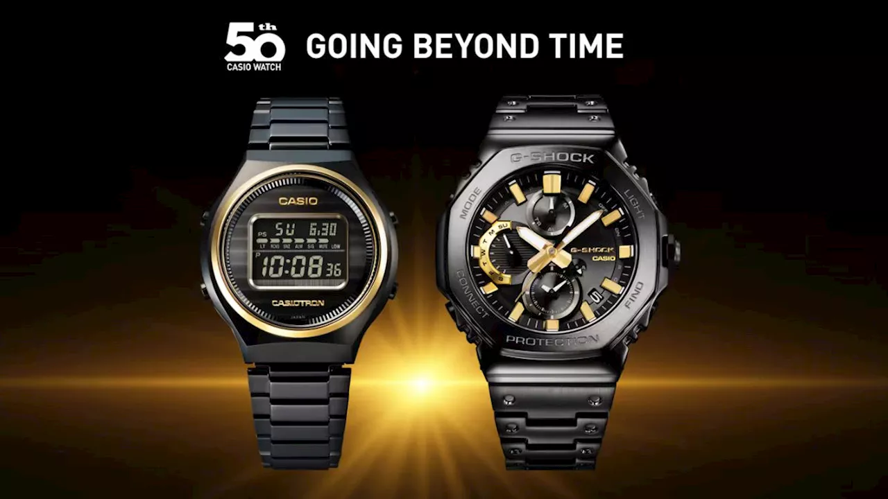 Casio lanza relojes conmemorativos por su 50 aniversario ¡Revive el pasado!