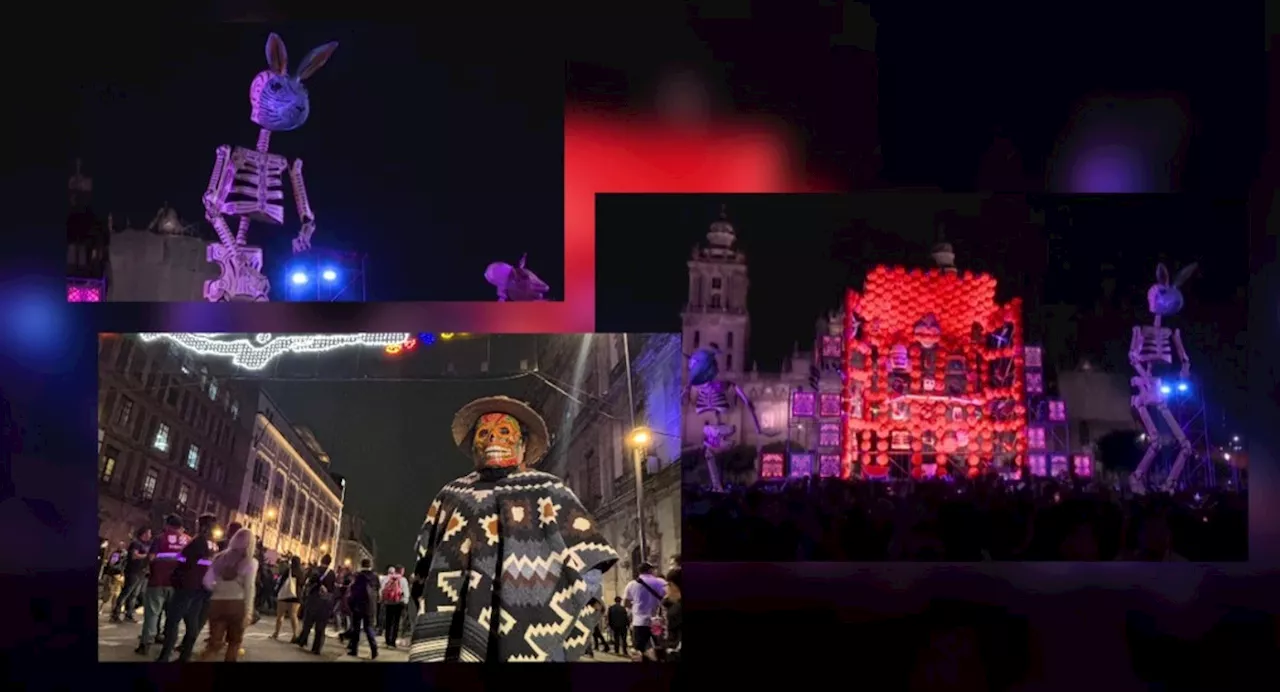 Realizan encendido de la Ofrenda Monumental en el Zócalo de la CdMx