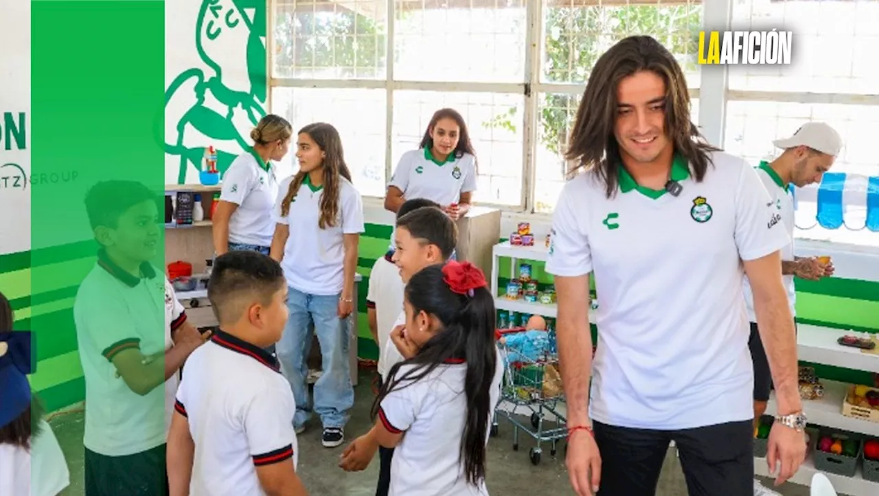 Santos Laguna inaugura ludoteca en ejido de Torreón