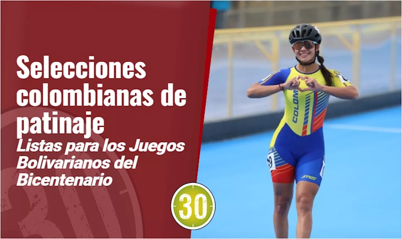 Selecciones colombianas de patinaje para los Juegos Bolivarianos del Bicentenario