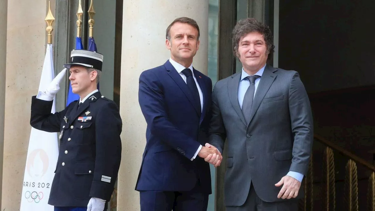 Emmanuel Macron visitará a Javier Milei en Buenos Aires: cuándo