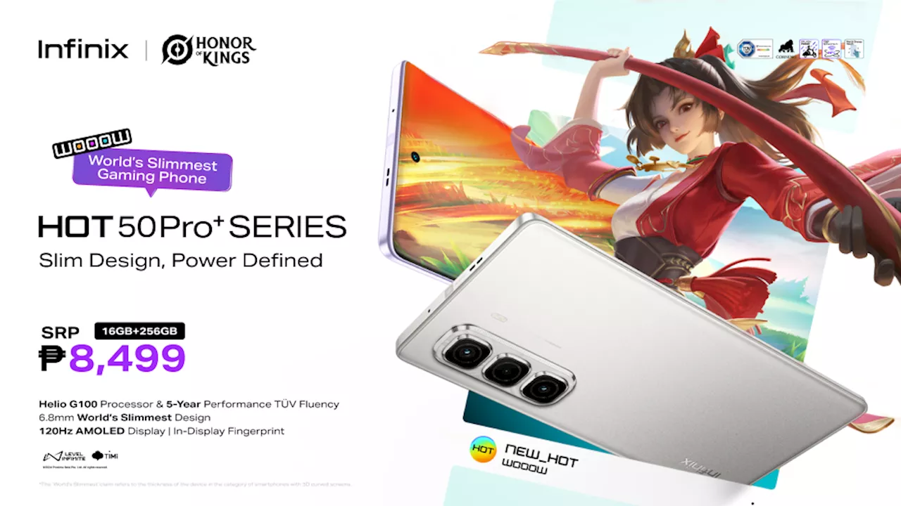 Infinix HOT 50 Pro+ Series is the slimmest gaming phone that’s built to last