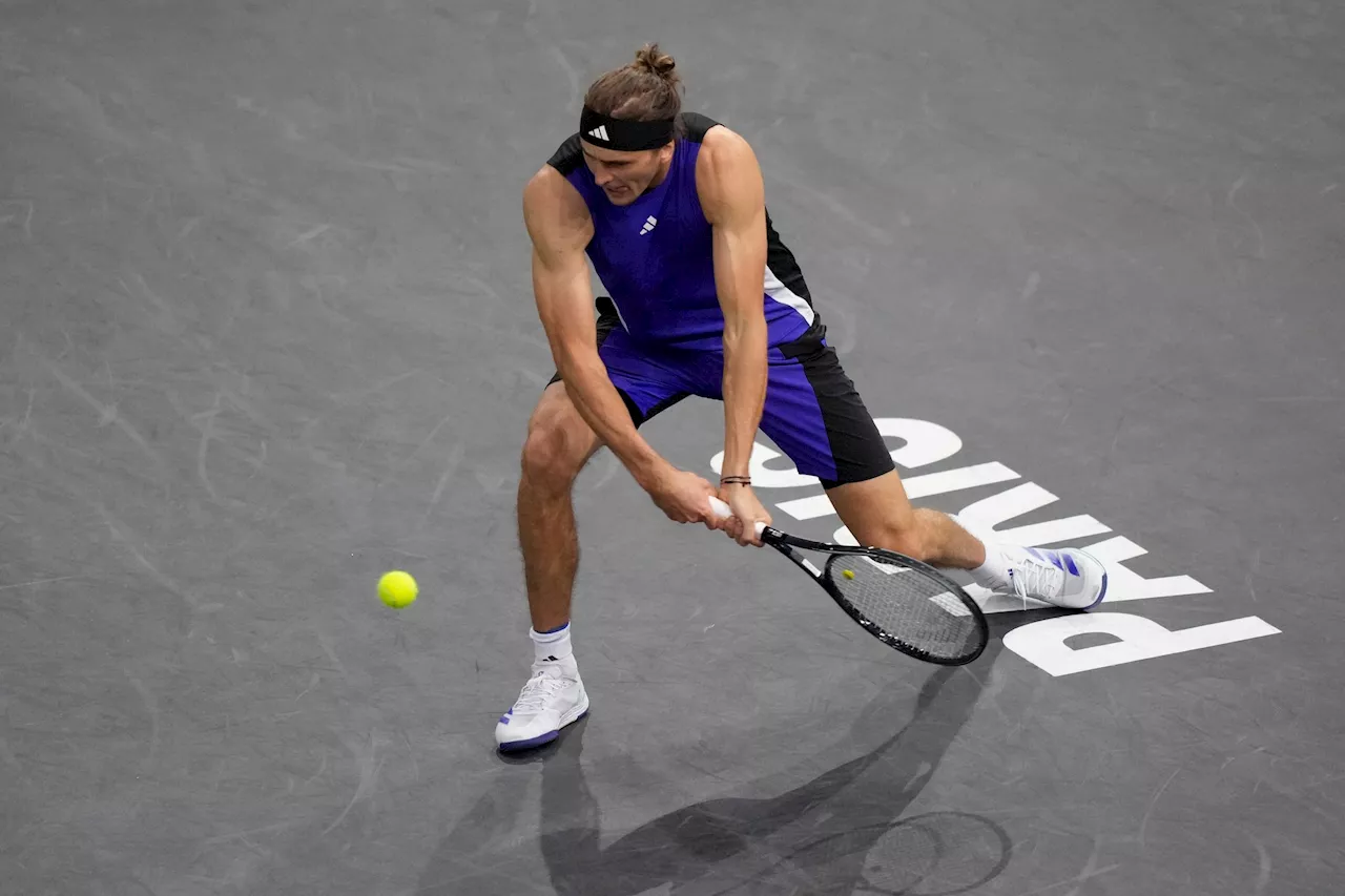 Tennisprofi Zverev im Viertelfinale von Paris