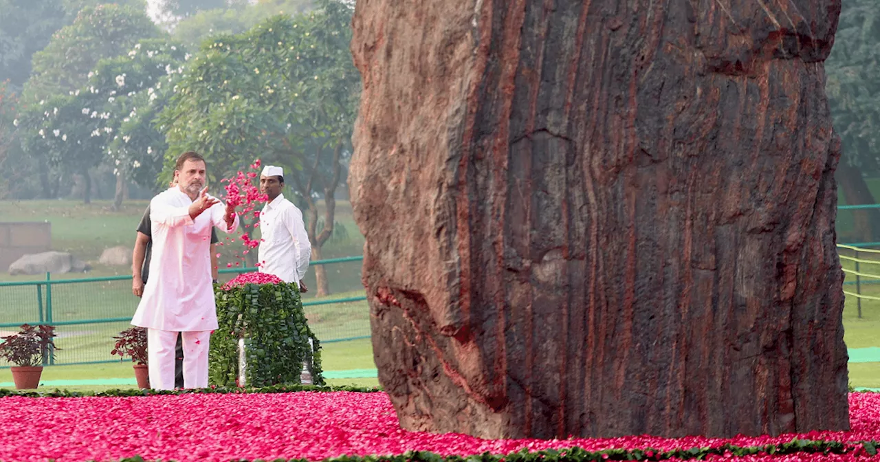 देश की पूर्व प्रधानमंत्री इंदिरा गांधी की 40वीं पुण्यतिथि, शक्ति स्थल पहुंचकर राहुल गांधी की श्रद्धांजलि अर्पित