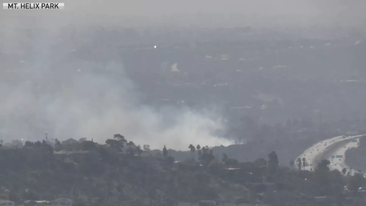 Evacuations ordered after brush fire sparks in Spring Valley