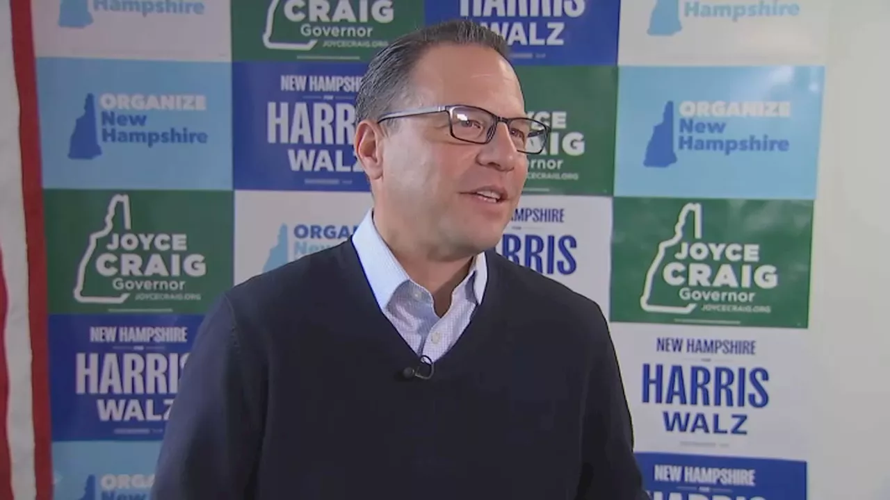 ‘We feel good about where things are going': Josh Shapiro campaigns for Kamala Harris in NH