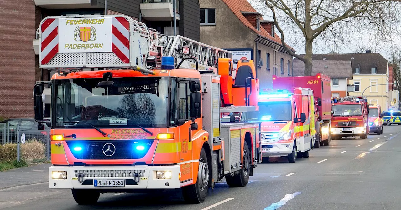 Brennender Kühlschrank in Paderborner Innenstadtwohnung