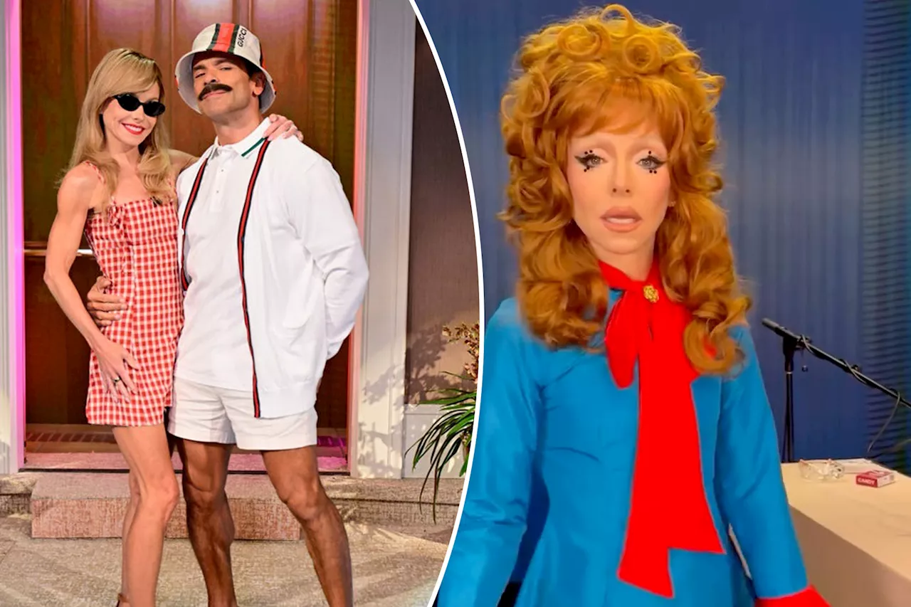 Kelly Ripa and Mark Consuelos dress as Taylor and Travis, Deadpool and more for Halloween