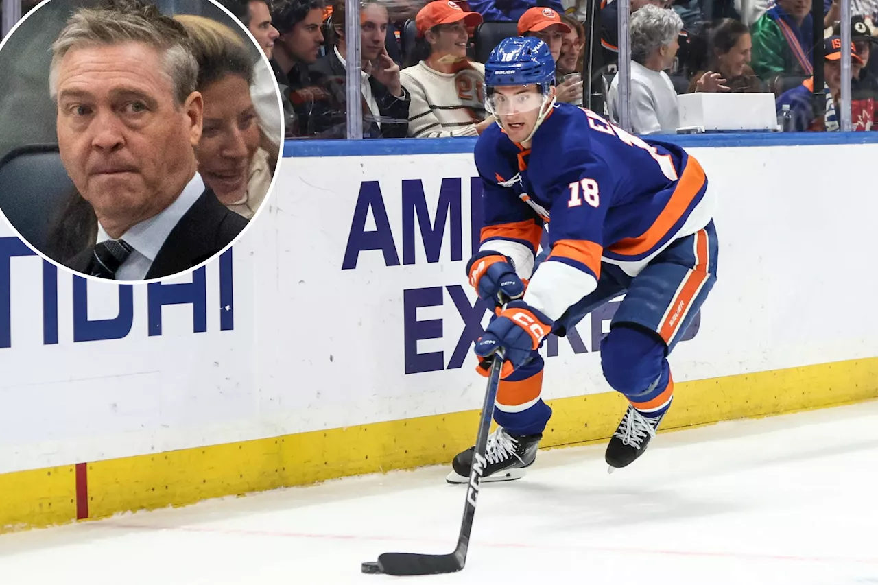 The Islanders' approach with Pierre Engvall can't go on like this