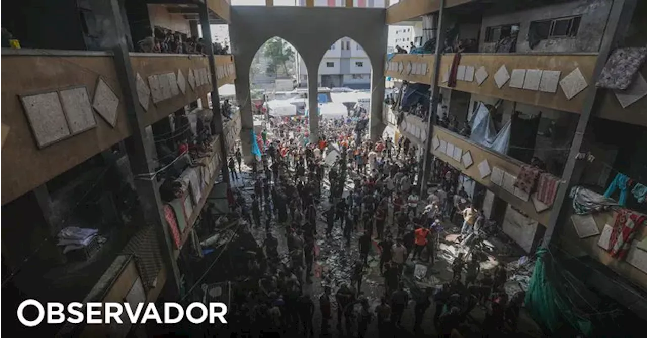 Seis em cada dez escolas da Faixa de Gaza sofreram ataques diretos