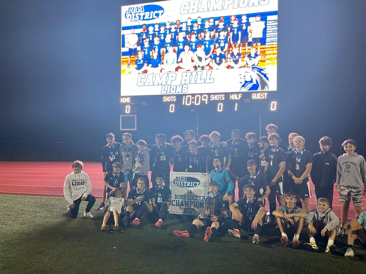 Miller Nelson’s close-range tap gives Camp Hill boys soccer district title No. 7