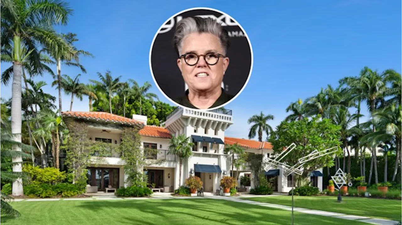 Rosie O’Donnell’s Former Waterfront Miami Beach Home Lists for $54 Million