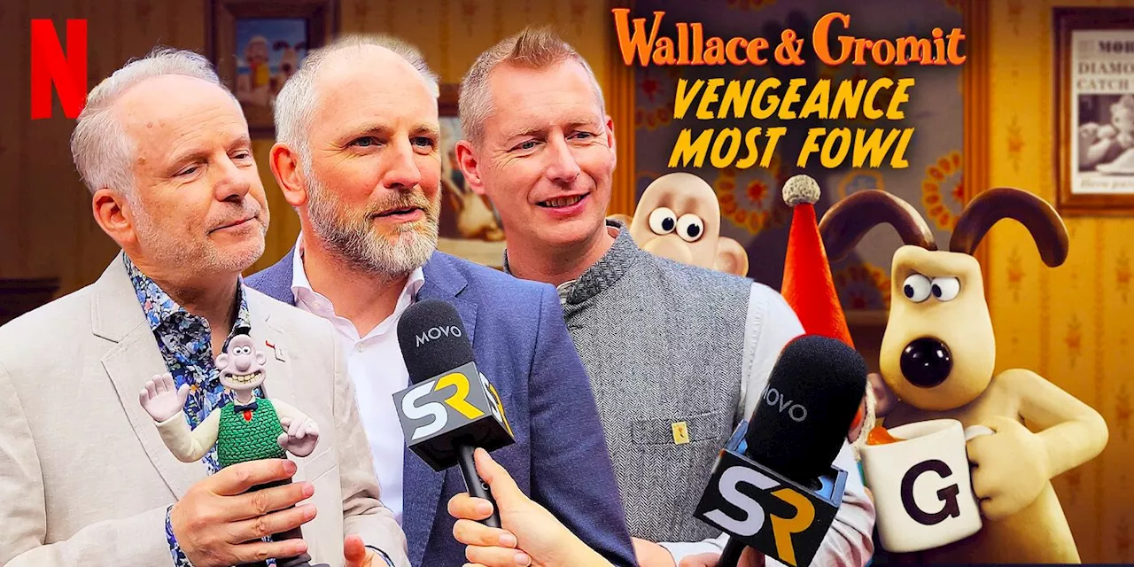 Wallace & Gromit: Vengeance Most Fowl Filmmakers Talk Iconic Villain Feathers McGraw & Stop-Motion Animation On Red Carpet