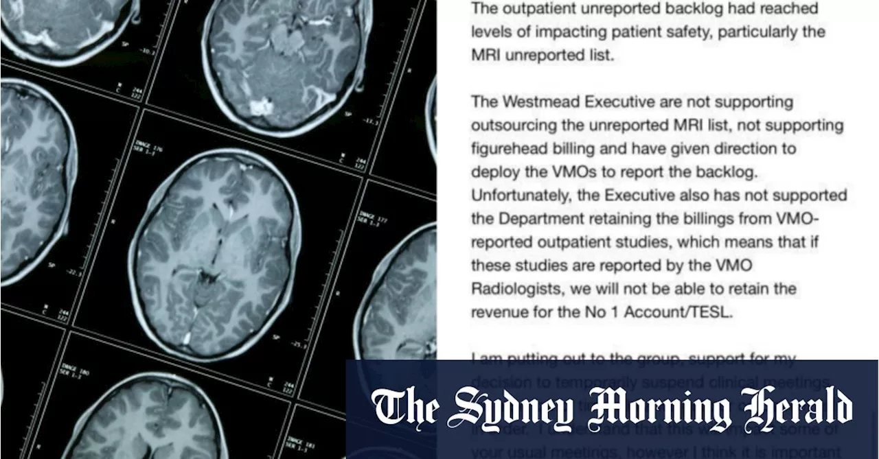 Backlog of thousands of MRI scans threatens missed diagnoses