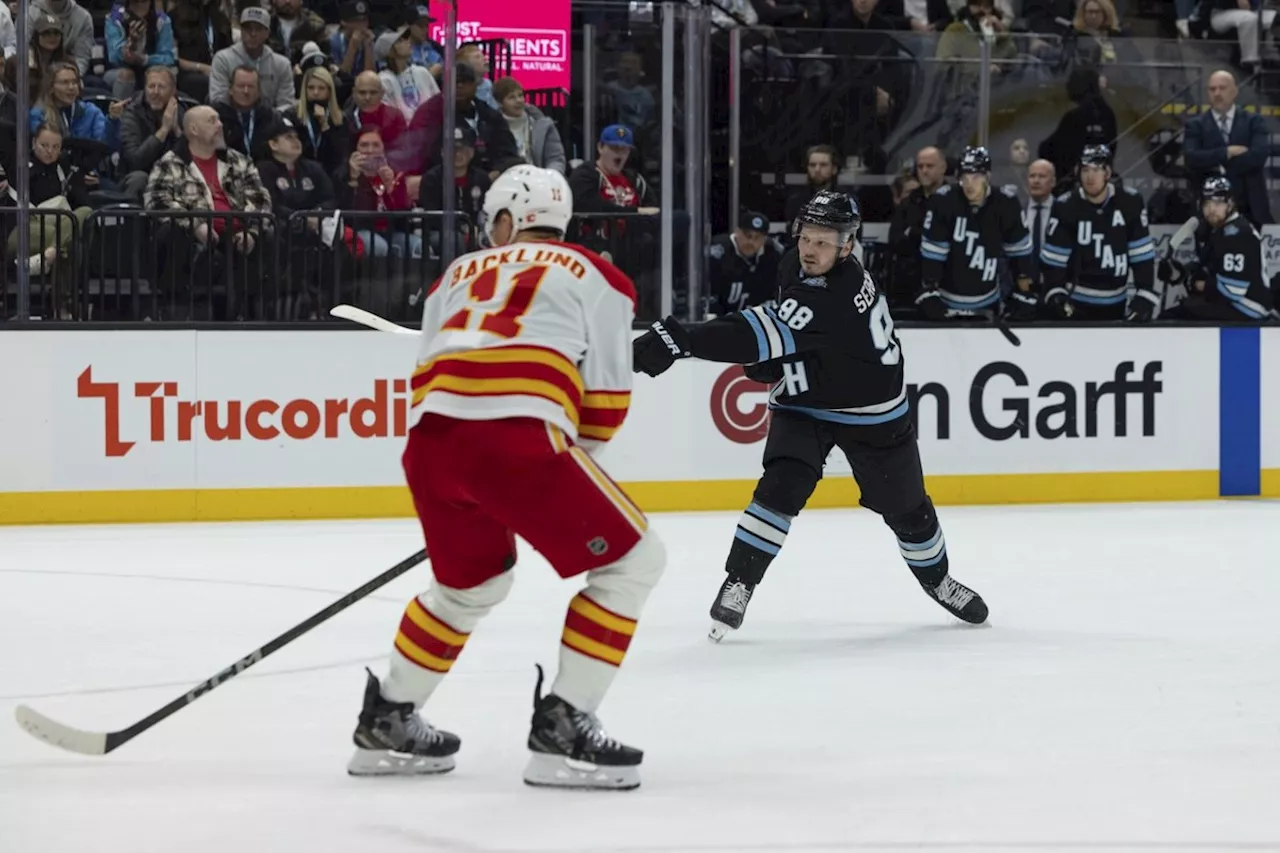 Mikhail Sergachev helps Utah beat Calgary Flames 5-1 to snap four-game skid