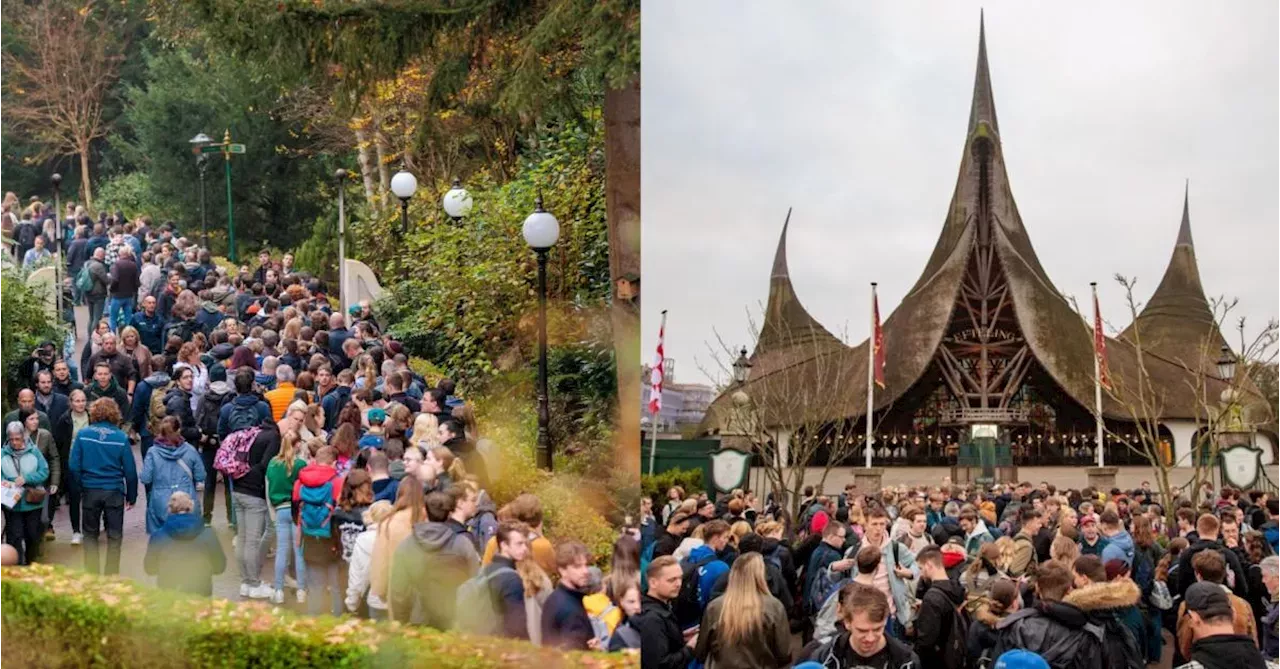 C’est la folie en ce jour d’Halloween à Efteling 15 minutes après l