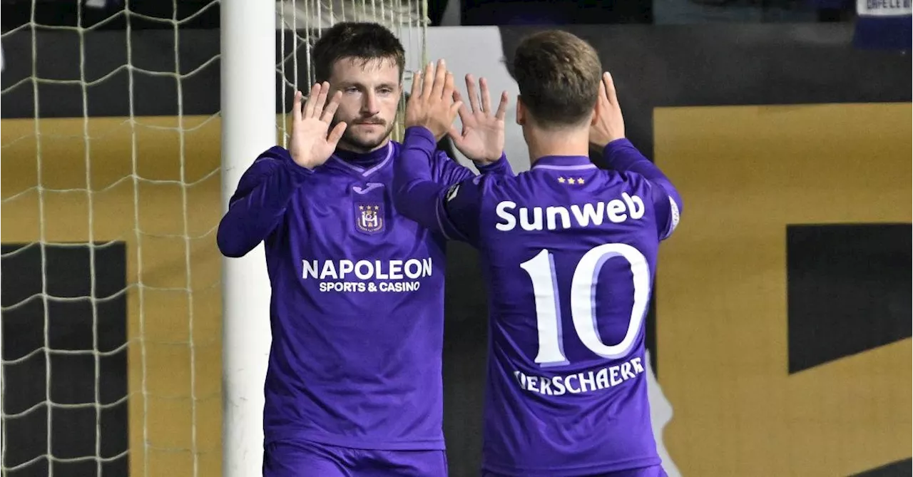 Coupe de Belgique : Dreyer ouvre le score pour Anderlecht contre Tubize-Braine (0-1, direct)