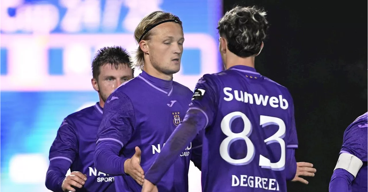 Coupe de Belgique : Kasper Dolberg a évité à cet Anderlecht-là des frayeurs inutiles