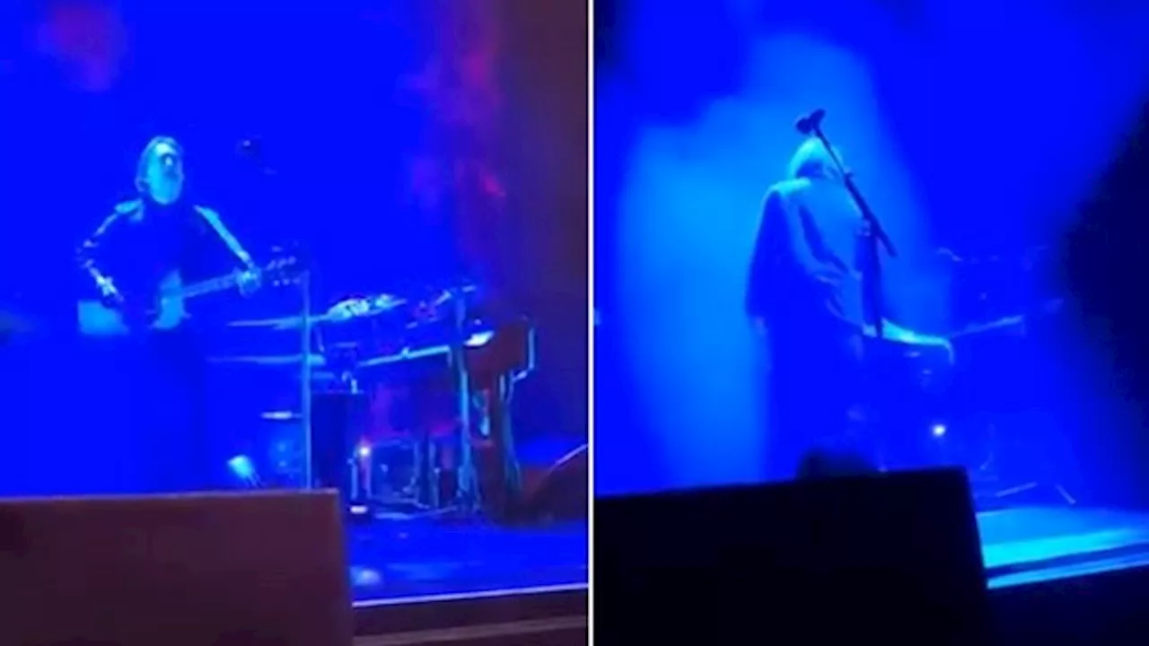 Video: el cantante de Radiohead dejó el escenario por los reclamos de un manifestante propalestino