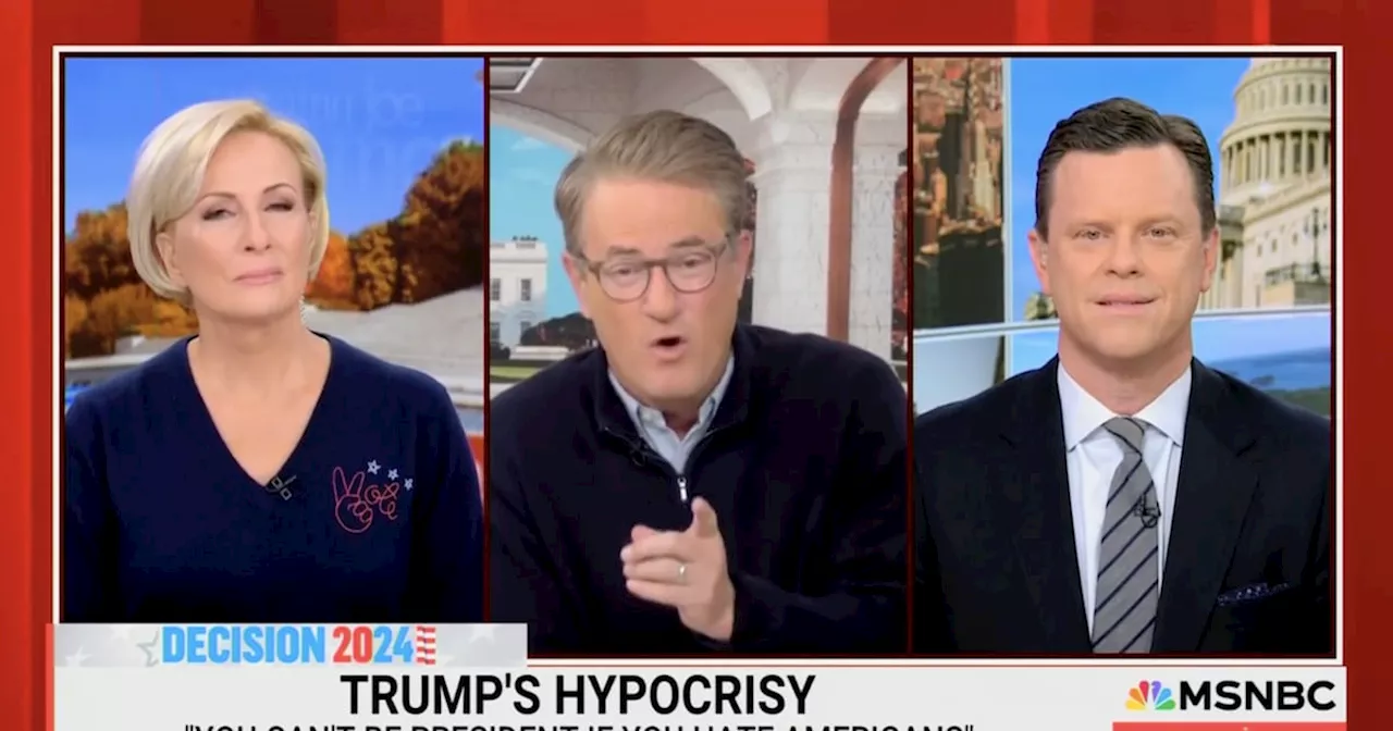 ‘Morning Joe’ Calls Out Trump’s ‘Laughable’ Hypocrisy Over Biden’s Garbage Gaffe