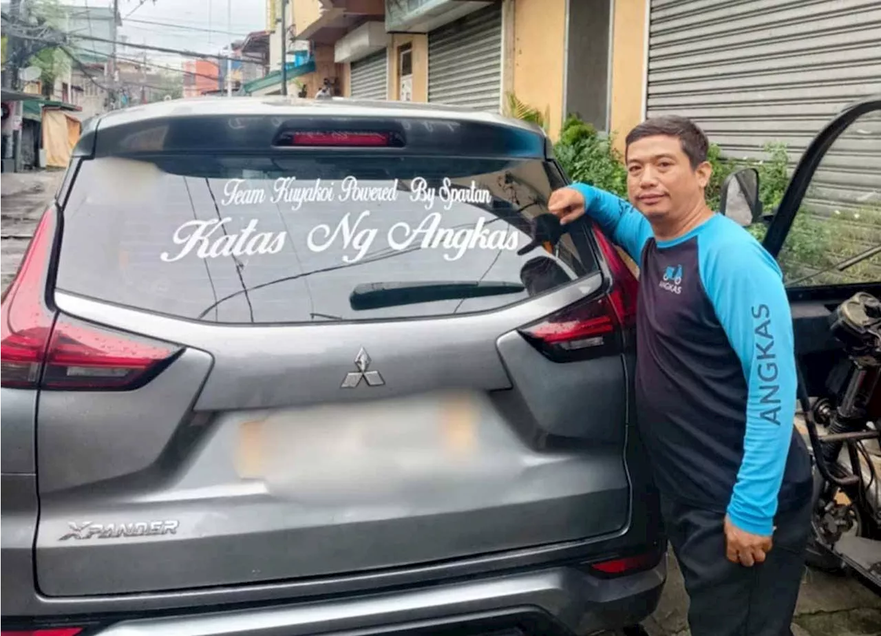 Biker achieves dream of P1M car purchase, children's education