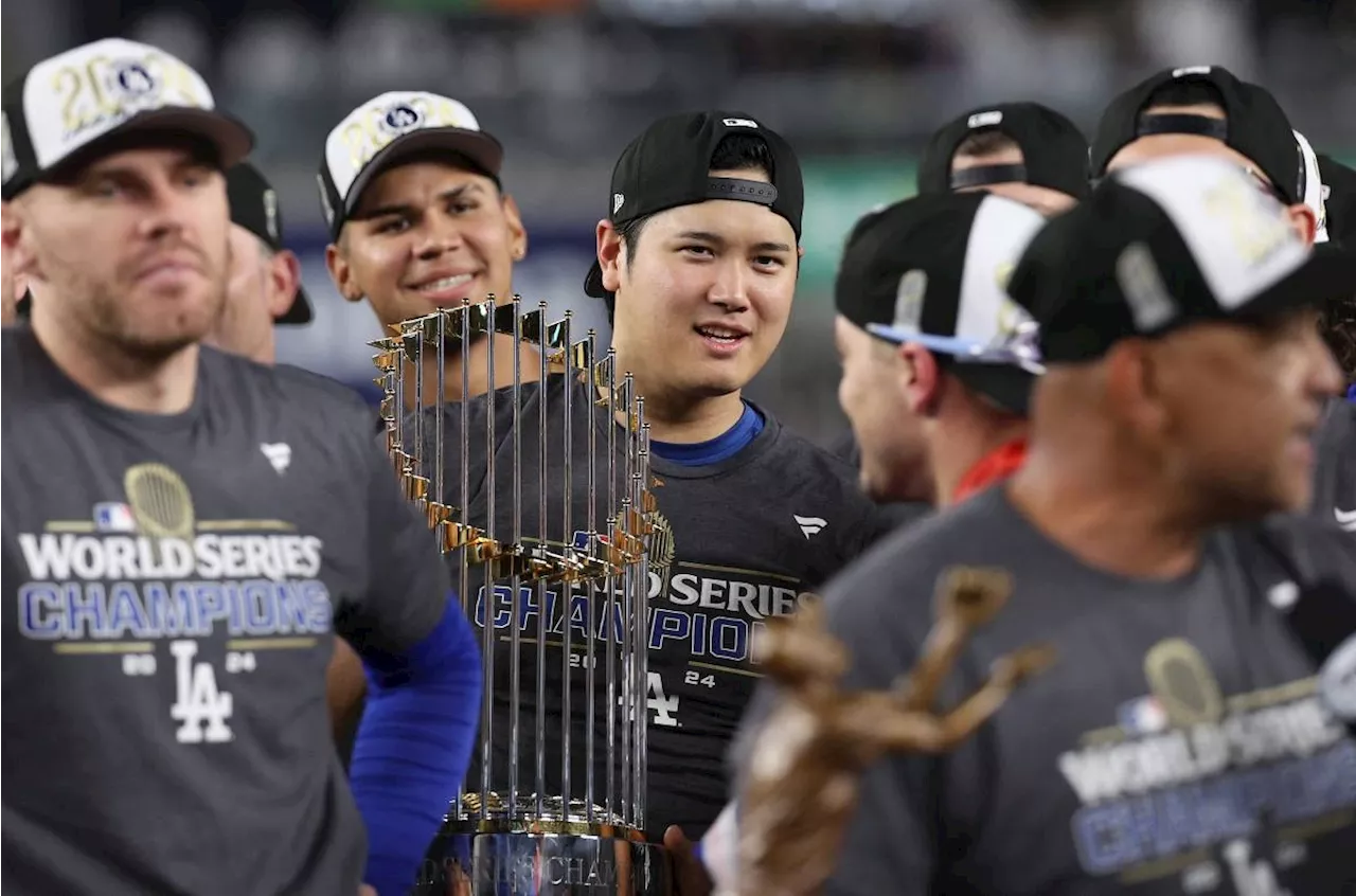 Dodgers star Ohtani 'honored' by maiden World Series win