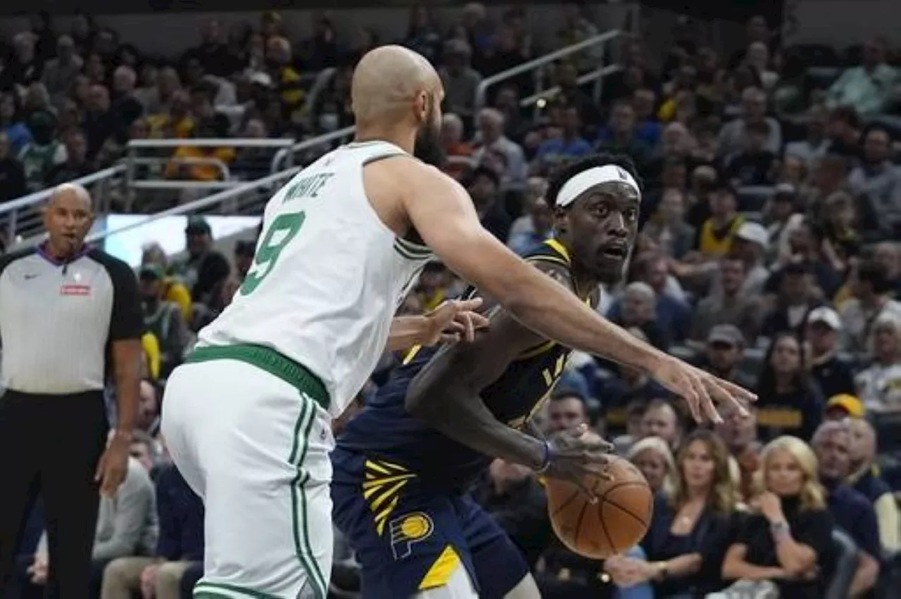 Siakam makes tiebreaking 3 as Pacers beat Celtics in OT