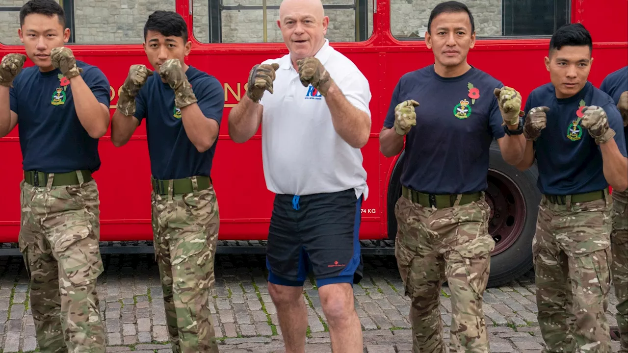 Ross Kemp trains with Gurkhas as he urges Sun readers to donate to the Royal British Legion poppy appeal...