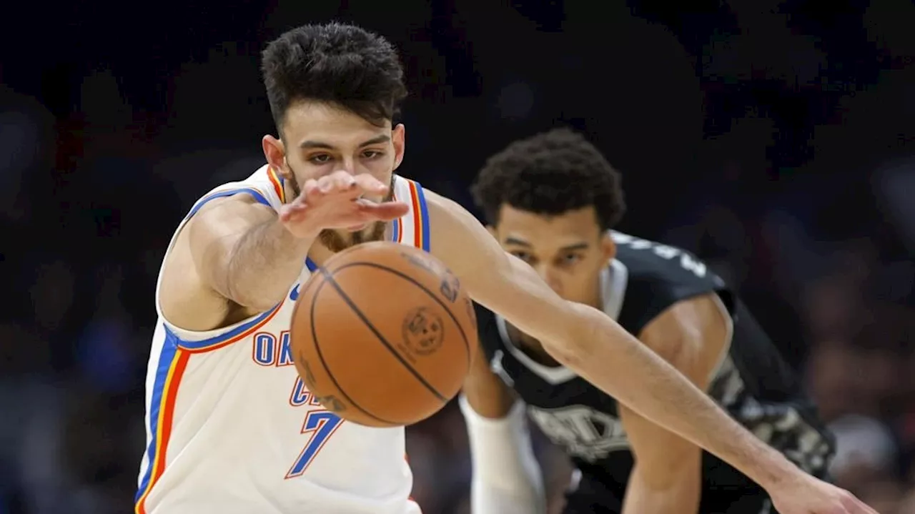 Dort, Holmgren, Gilgeous-Alexander lead as Thunder roll past Spurs to remain unbeaten