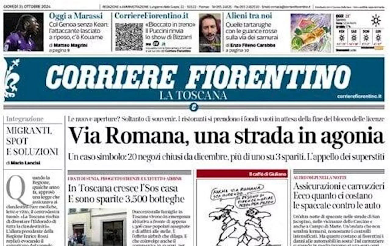 La Viola sfida il Grifone, il Corriere Fiorentino: 'Col Genoa senza Kean: c'è Kouame'