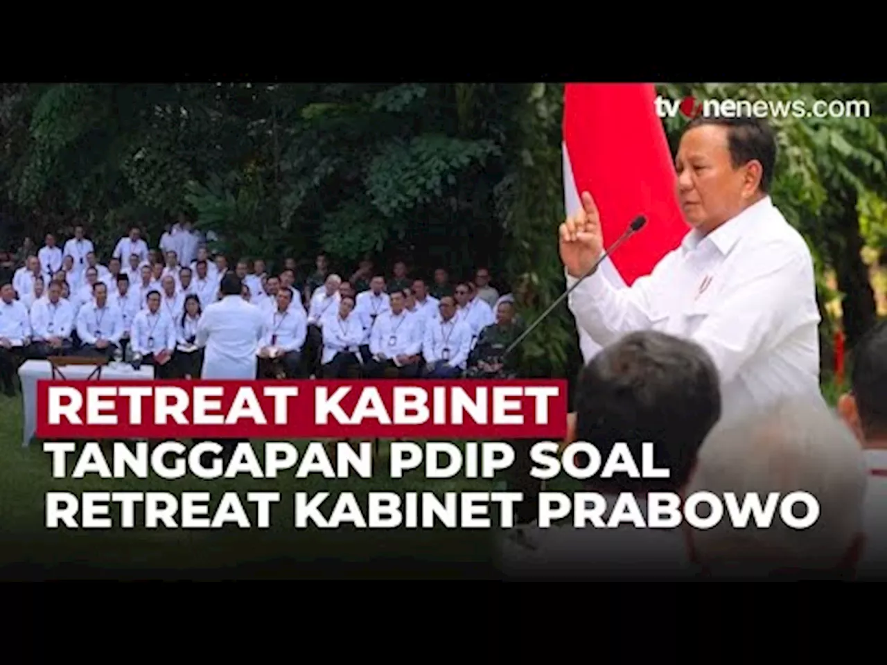 PDIP Sentil soal Uang Pribadi Prabowo untuk Retreat Kabinet