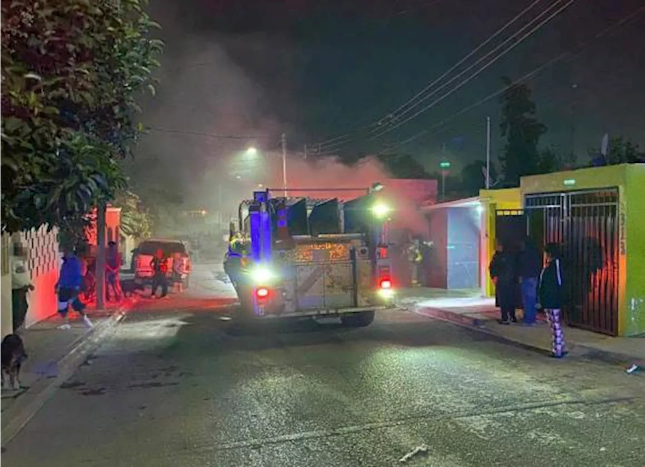 Incendian dos viviendas en Saltillo tras disputa vecinal en la colonia Rubén Jaramillo