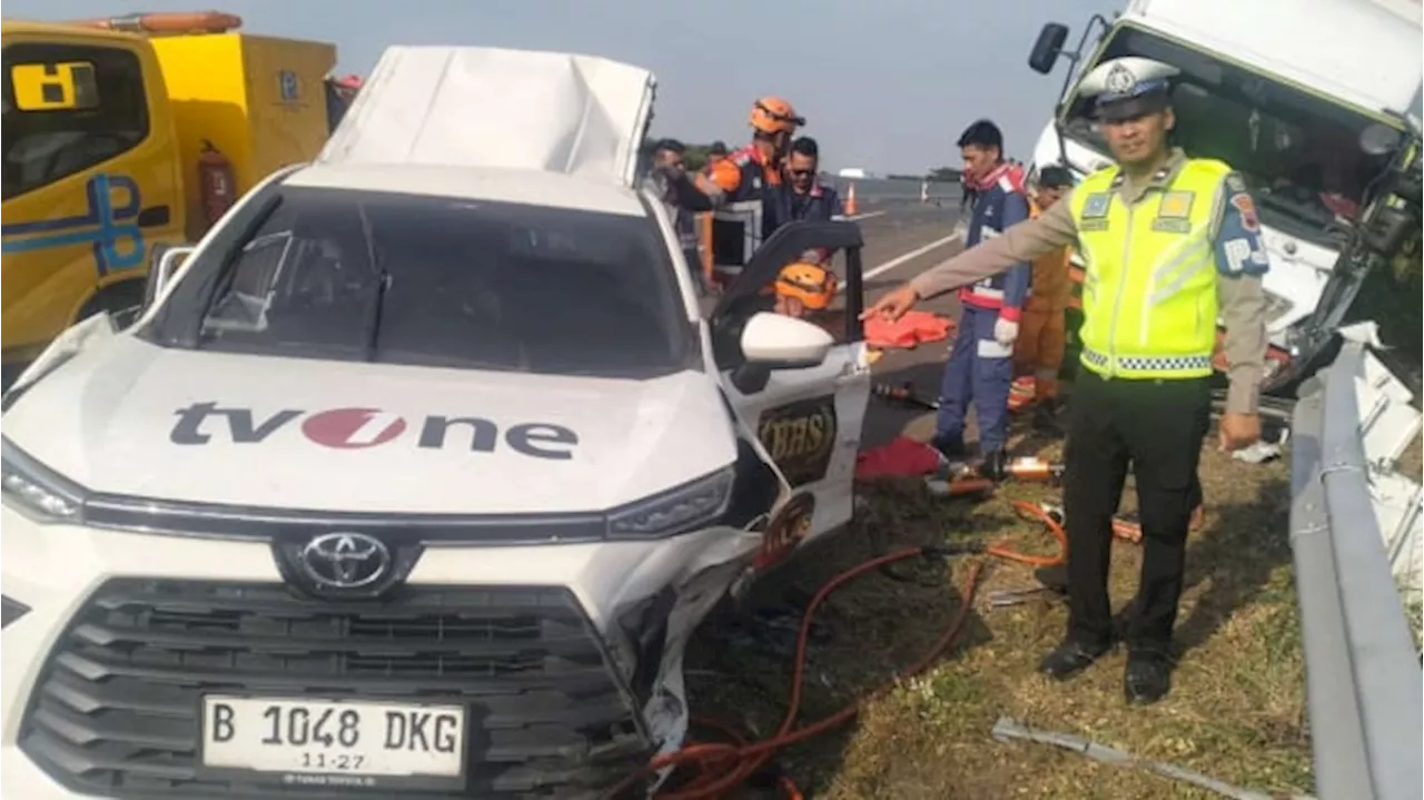 Alami Kecelakaan Maut, Polisi Sebut Sopir Truk Alami Microsleep saat Hantam Mobil Kru tvOne