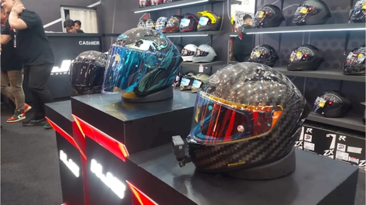 NJS Rilis Helm Karbon Terbaru dengan Fitur Keamanan Lengkap di IMOS 2024