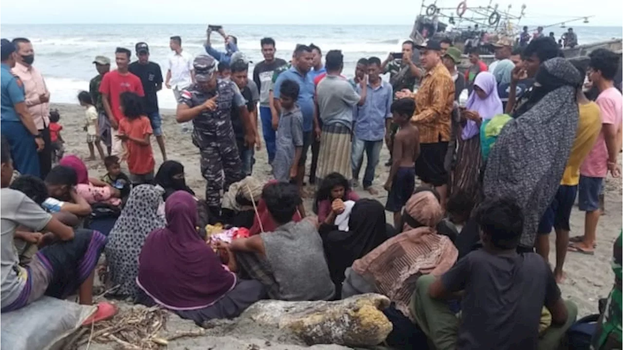 Pakai Kapal Nelayan, Pengungsi Rohingya kembali Mendarat di Aceh Utara