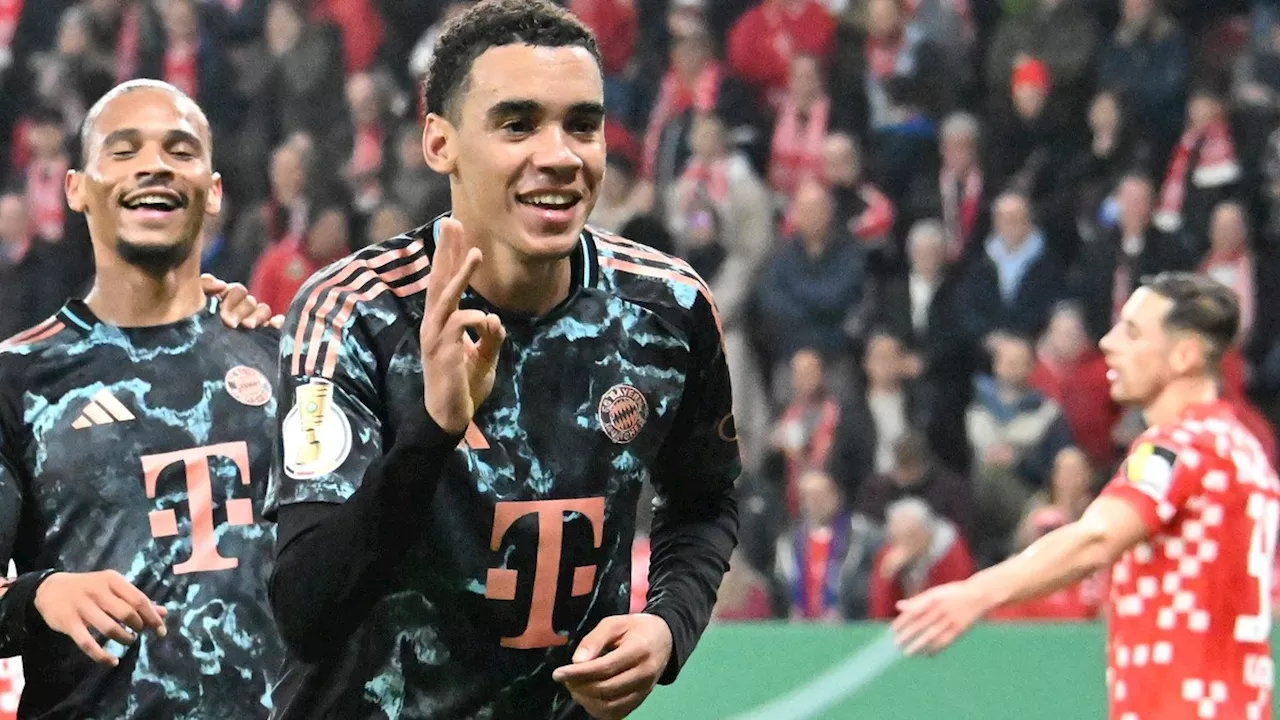 FC Bayern: Jamal Musiala disst Leroy Sané und imitiert Kane nach DFB-Pokal-Spiel