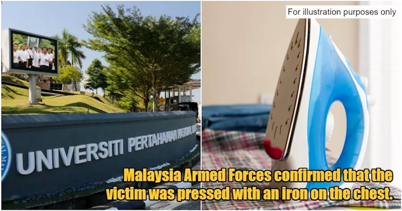 M'sian Armed Forces Confirms That Another UPNM Cadet Officer was Bullied & Burned with an Iron on The Chest