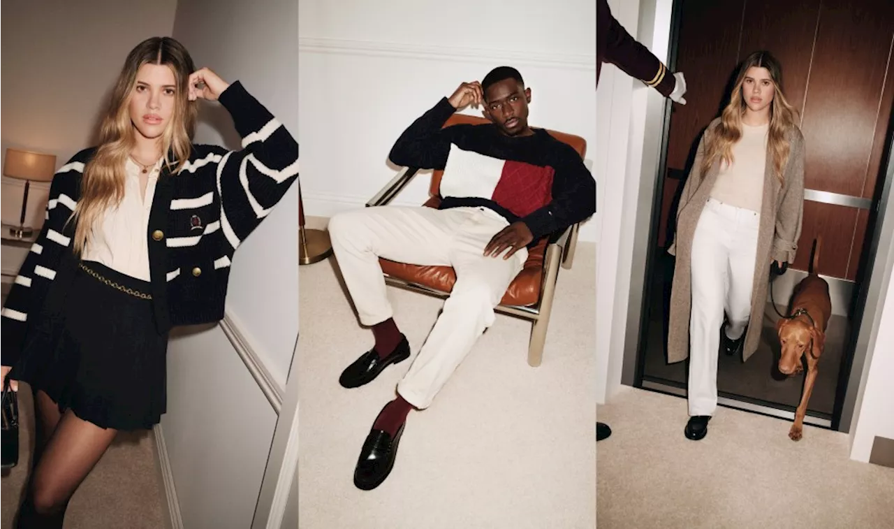 Sofia Richie Grainge and Damson Idris Model Holiday Collection Looks in Tommy Hilfiger 2024 Campaign [PHOTOS]