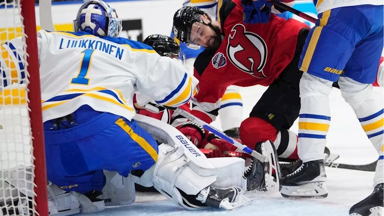 Devils beat Sabres 4-1 in NHL regular-season opener in Prague