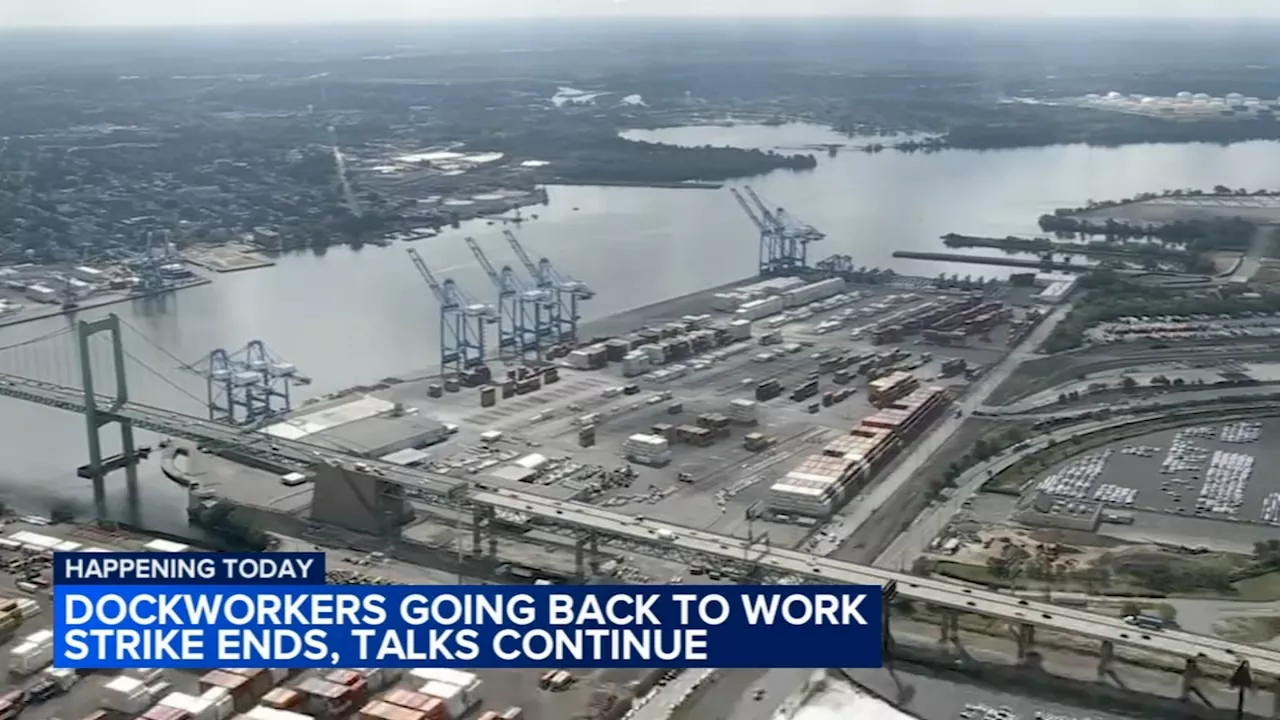 Dockworkers going back to work Friday after port strike ends amid tentative agreement