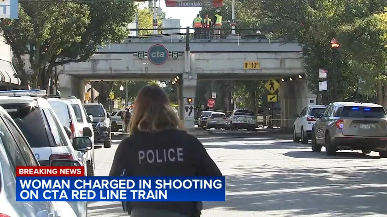 Chicago woman charged for allegedly shooting man on North Side CTA Red Line train: CPD