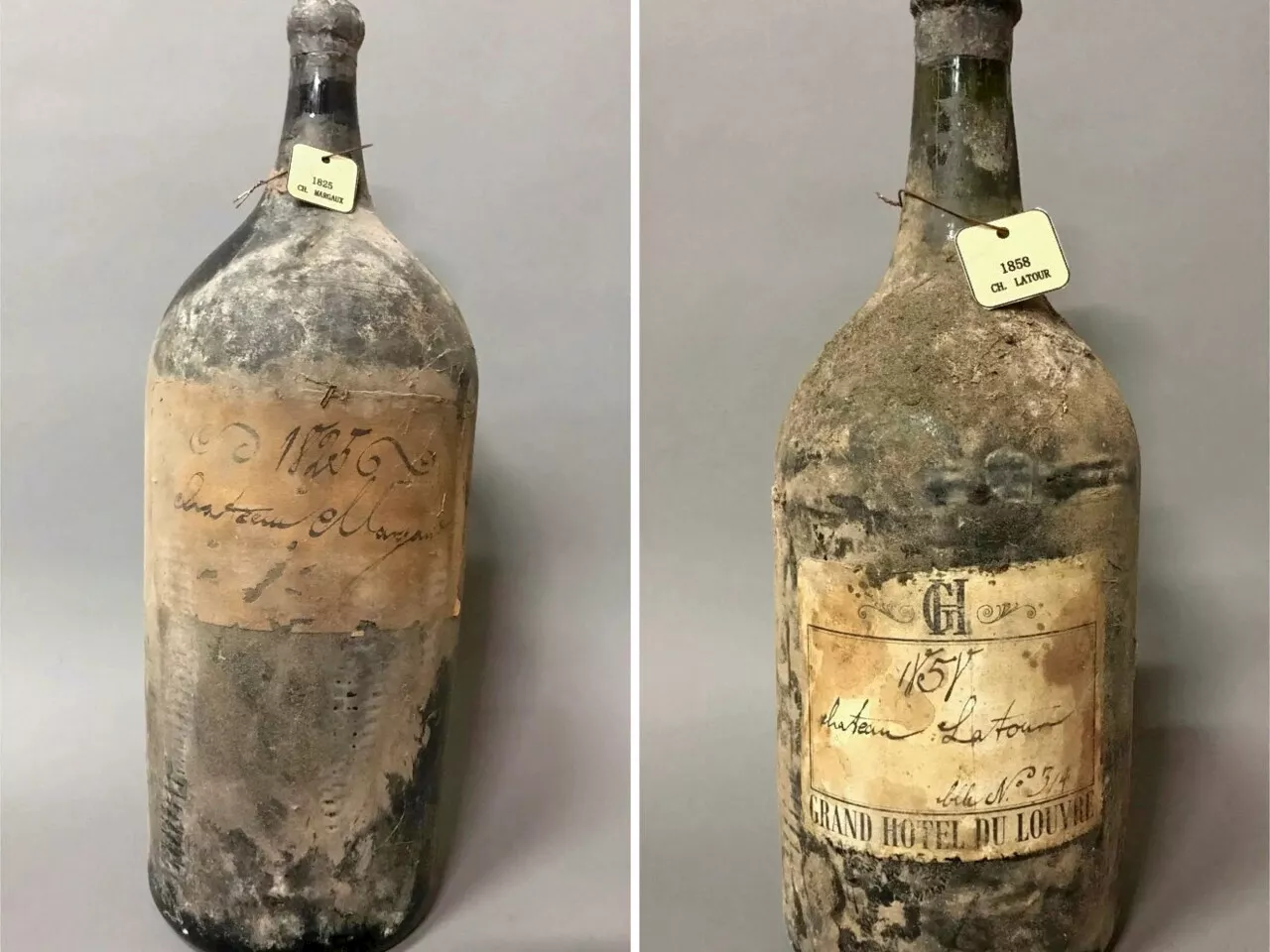 Eure : un Château Margaux de 1825 et un Château Latour de 1858 aux enchères