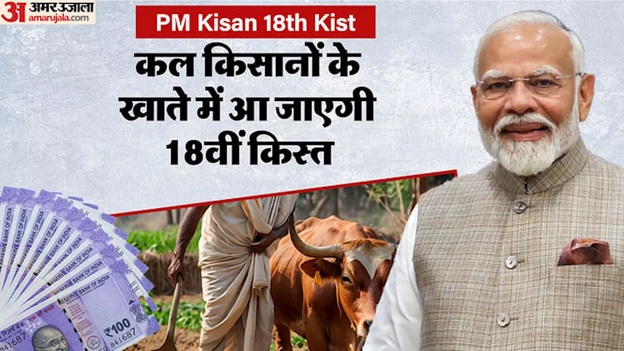 PM Kisan Yojana: बस आज भर का और इंतजार, कल आपके खाते में आ जाएगी 18वीं किस्त