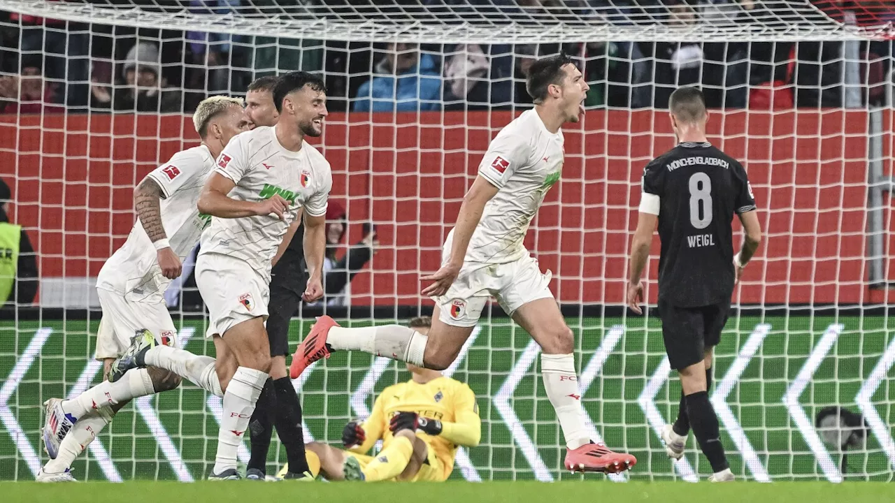 Debutant scores winner as Augsburg beats Borussia Moenchengladbach